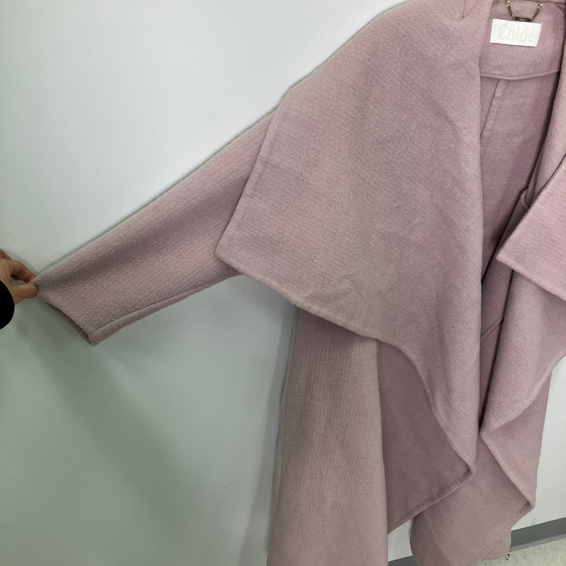 끌로에 알파카 울 롱코트 34 상품이미지6