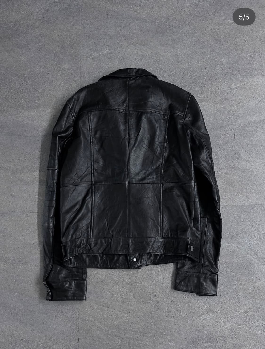 Japanese 00’s Rubik leather shirt jacket 상품이미지2