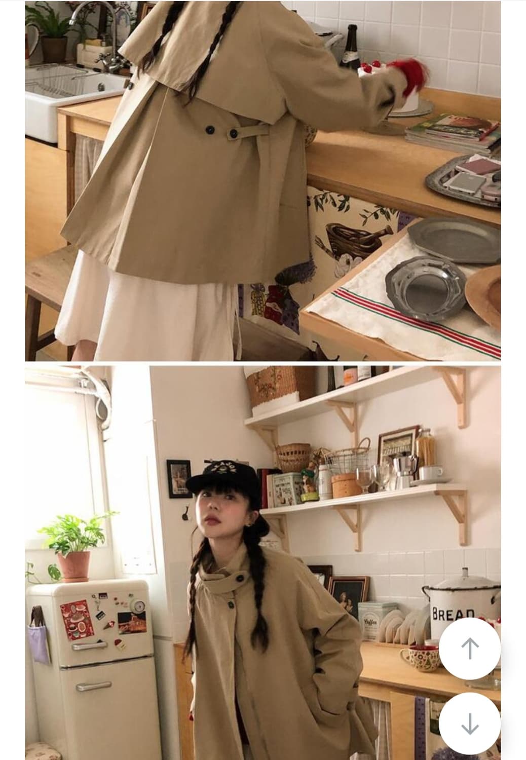 빈블 숏 트렌치 자켓 상품이미지2