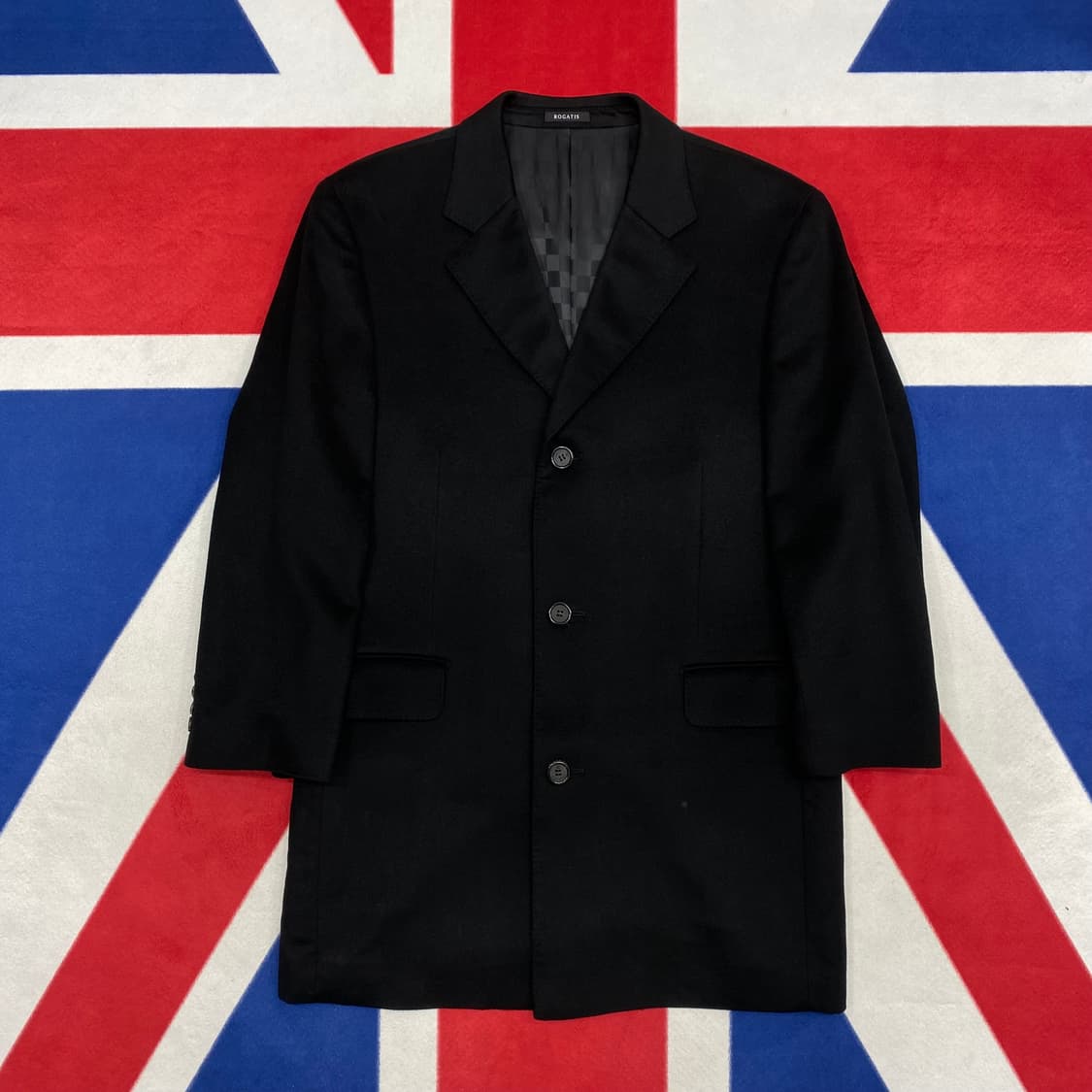 빈티지 캐시미어100% 코트 실측 100-105 상품이미지1