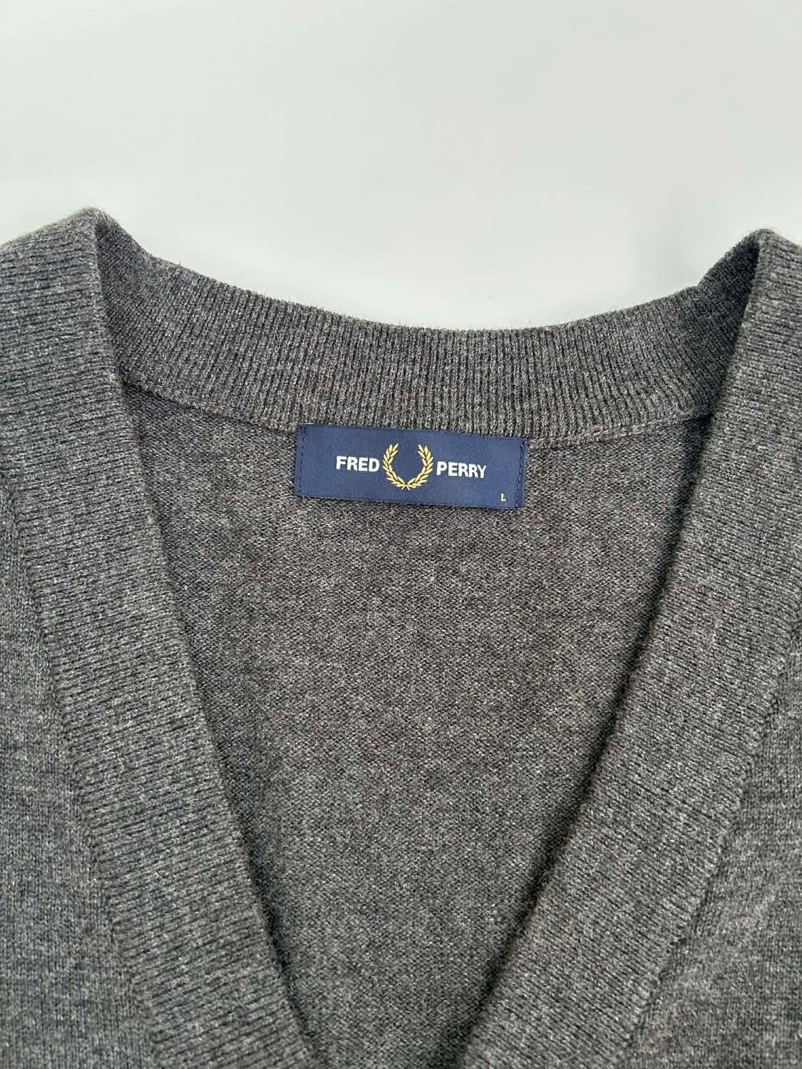 [L] 프레드페리 22FW 메리노울 니트 가디건 상품이미지3