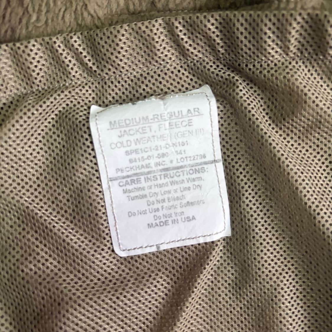 미군 플리스 코요테 m-r 상품이미지3