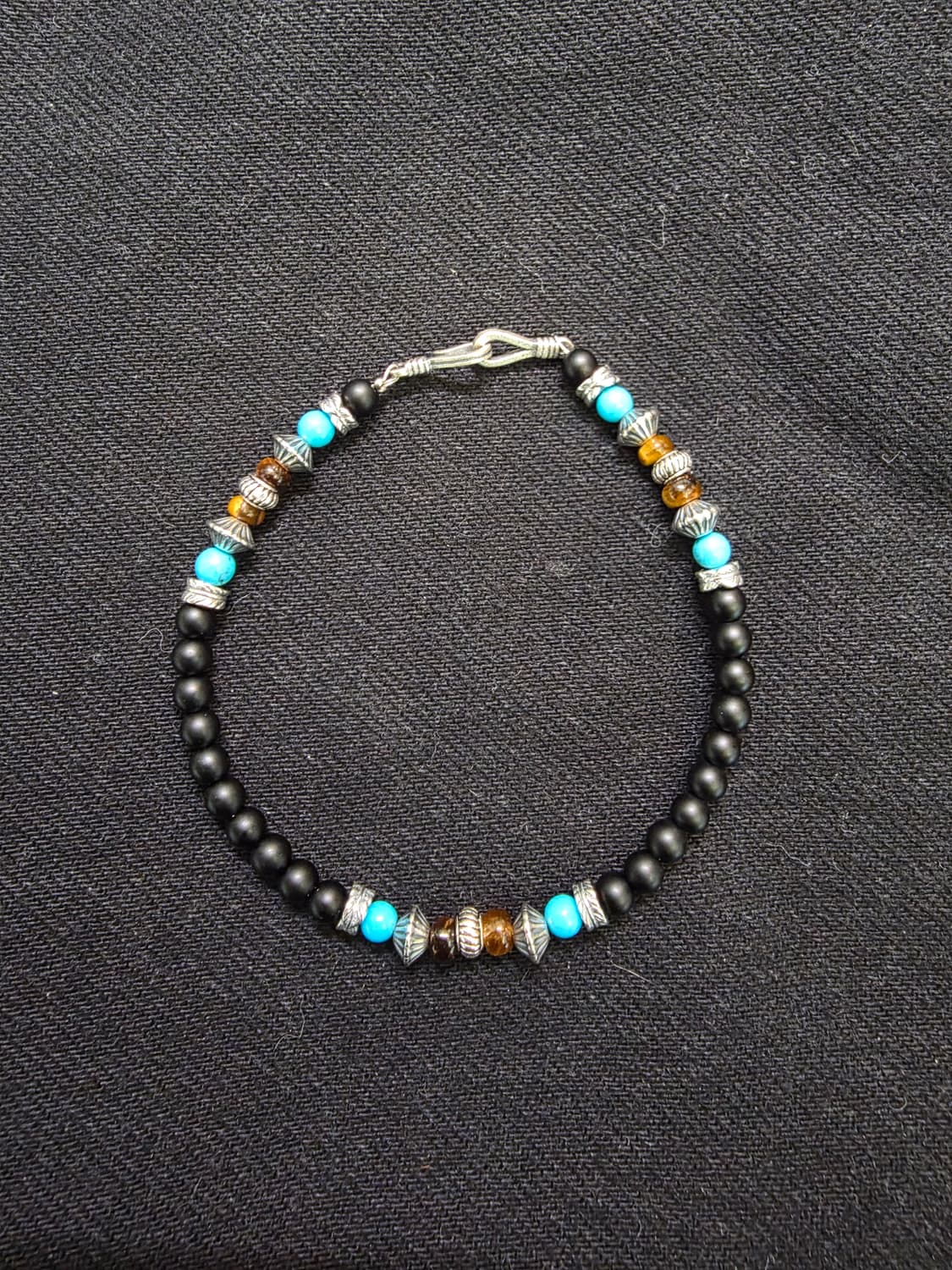 3Cross  silver925 onxys 3 point bracelet 상품이미지2