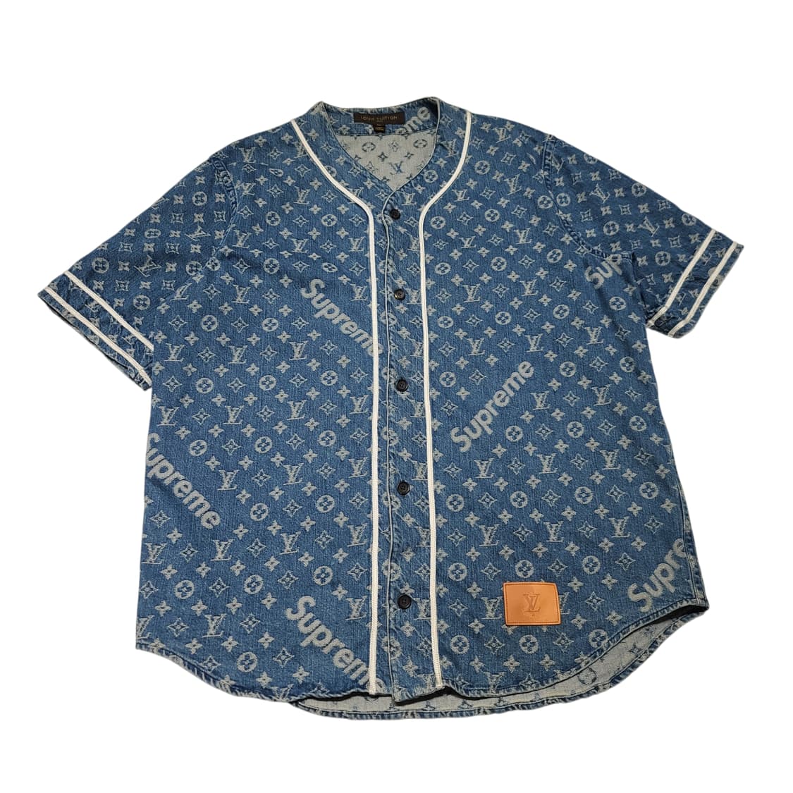 루이비통 x 슈프림 베이스볼 저지[XL] 상품이미지1