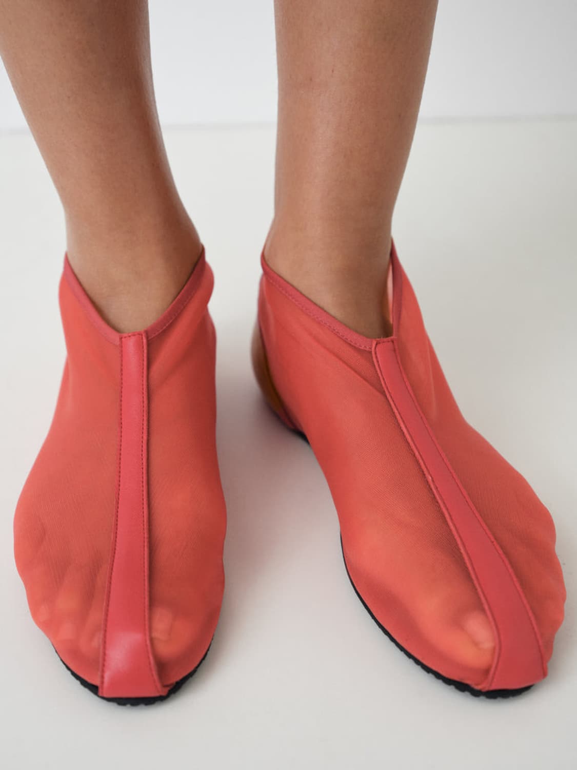 [37,38,39]기마구아스 BAI 매쉬 앵클 부츠/레드 상품이미지1