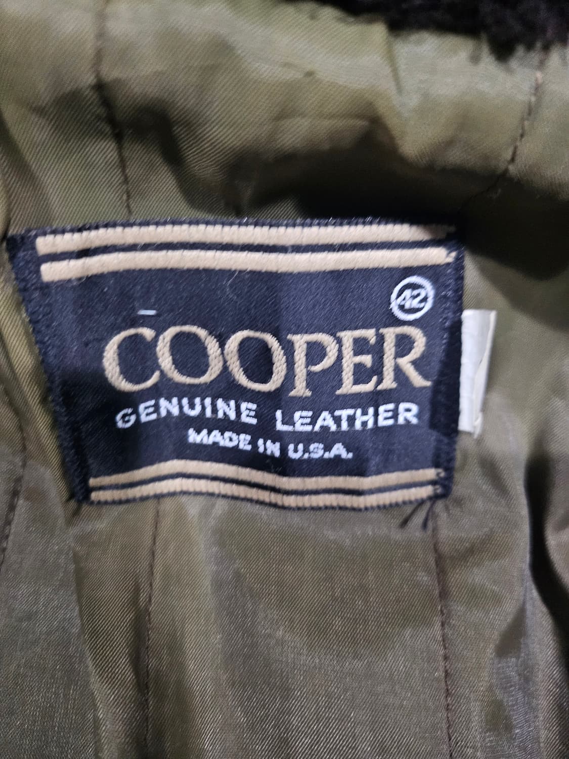 쿠퍼사 G1 레더자켓 42 상품이미지3