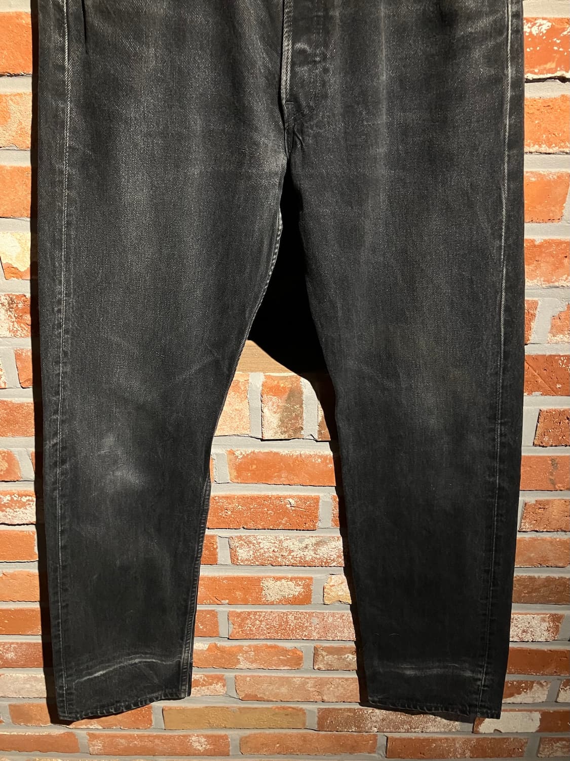 90s USA 빈티지 리바이스 501 블랙 데님 팬츠 상품이미지4