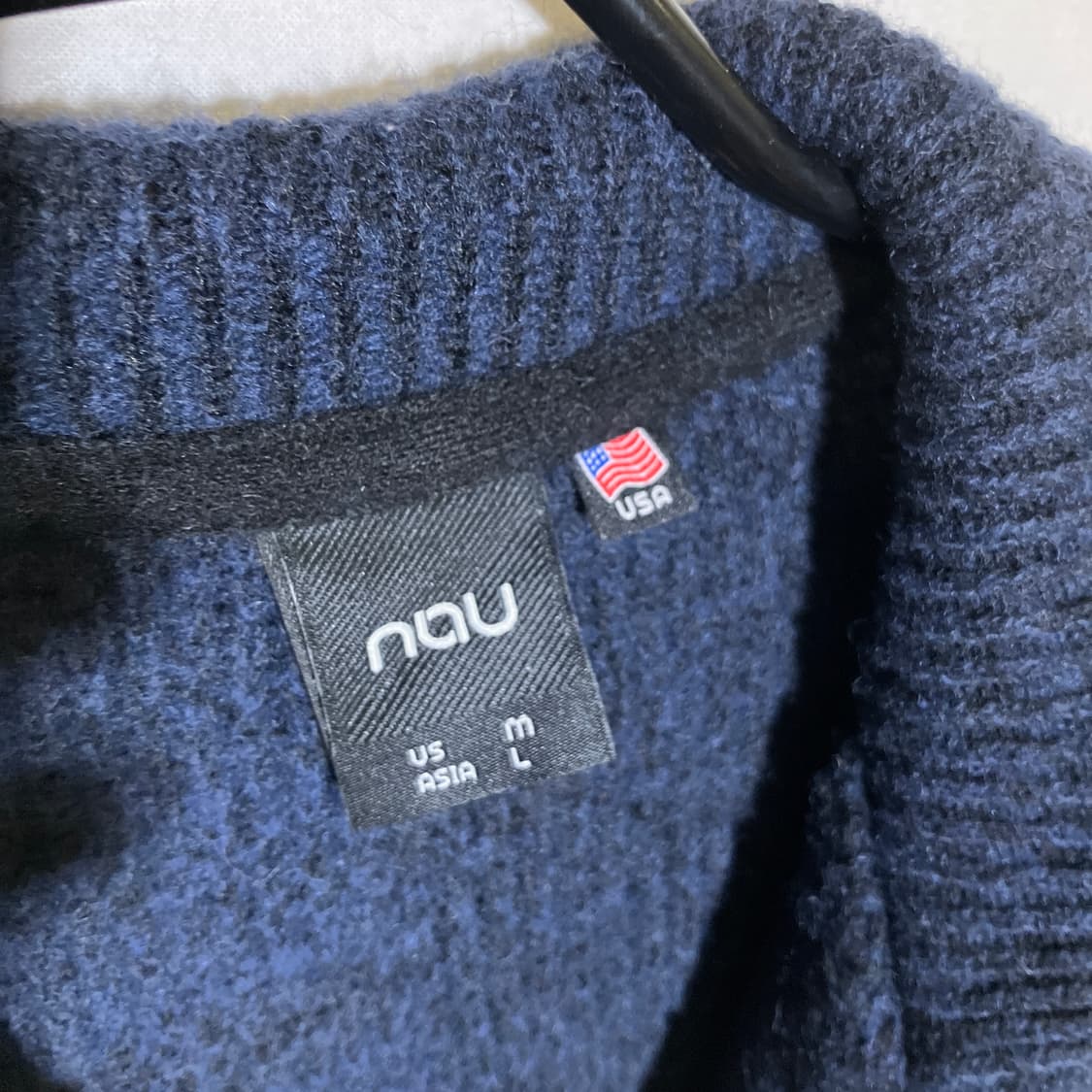 M-L)NAU 울 가디건 자켓 상품이미지3