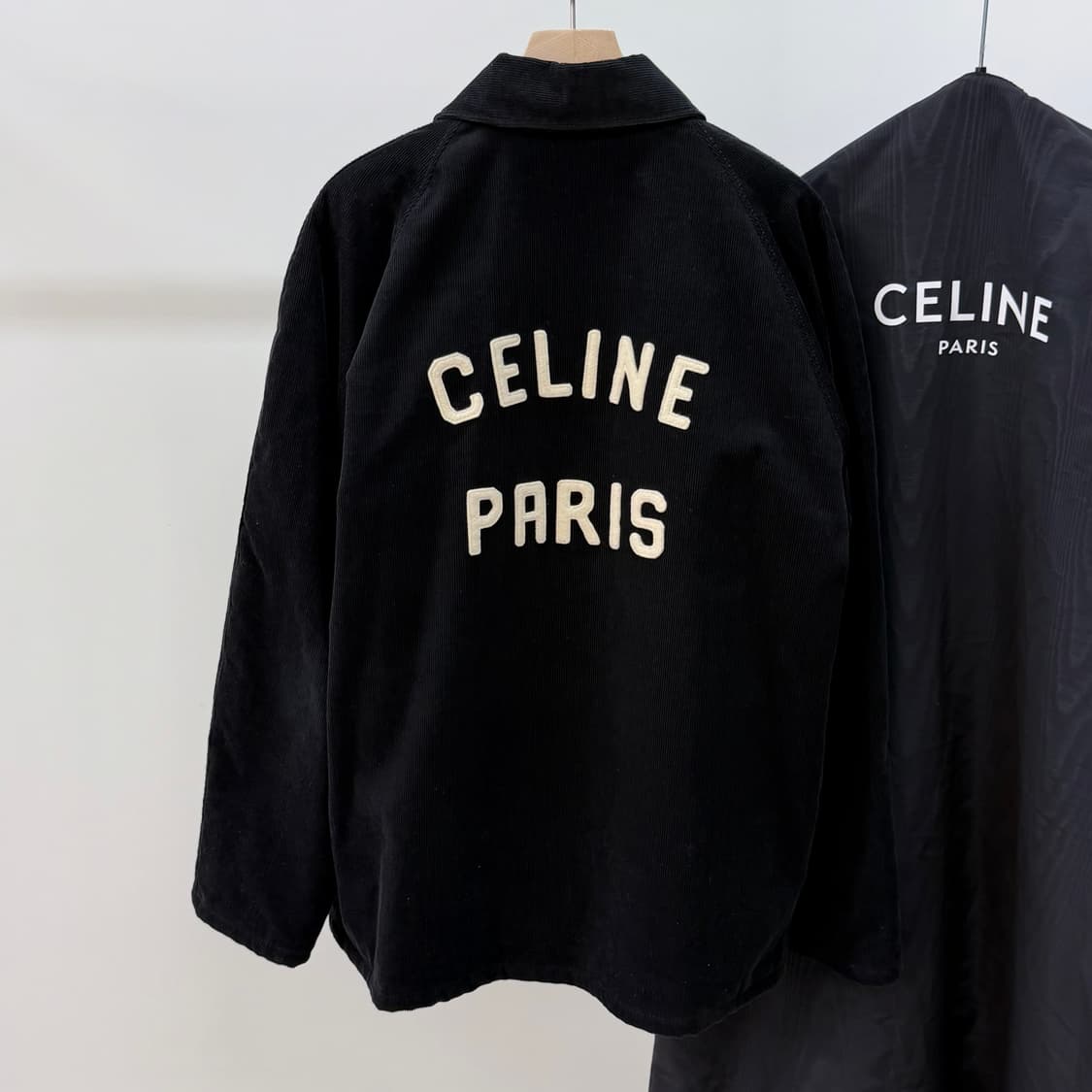 [S+급/L] 셀린느 파리 패치 코듀로이 패디드 자켓 풀구성 상품이미지5