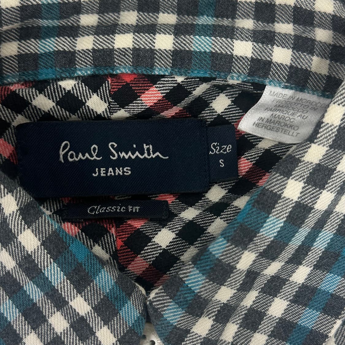 폴스미스 체크 디자인 셔츠 상품이미지5