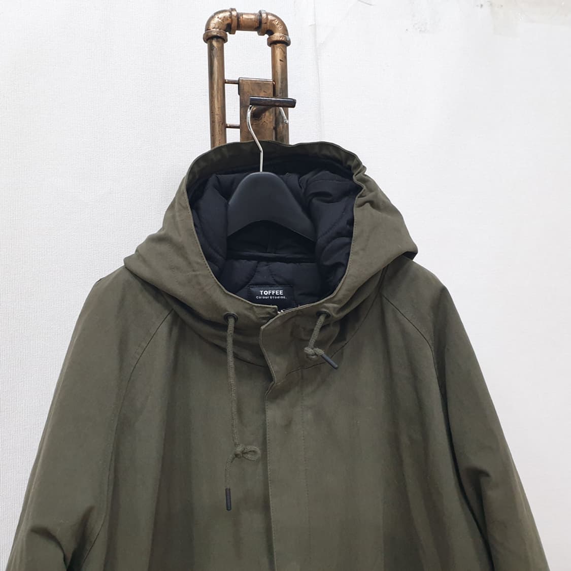 토피 밀리터리 후드 야상 코트 100 상품이미지3