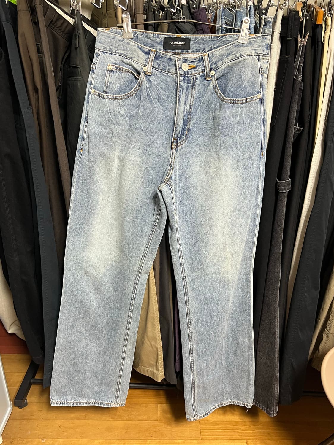 페이탈리즘 와이드 데님 청바지 44 상품이미지2