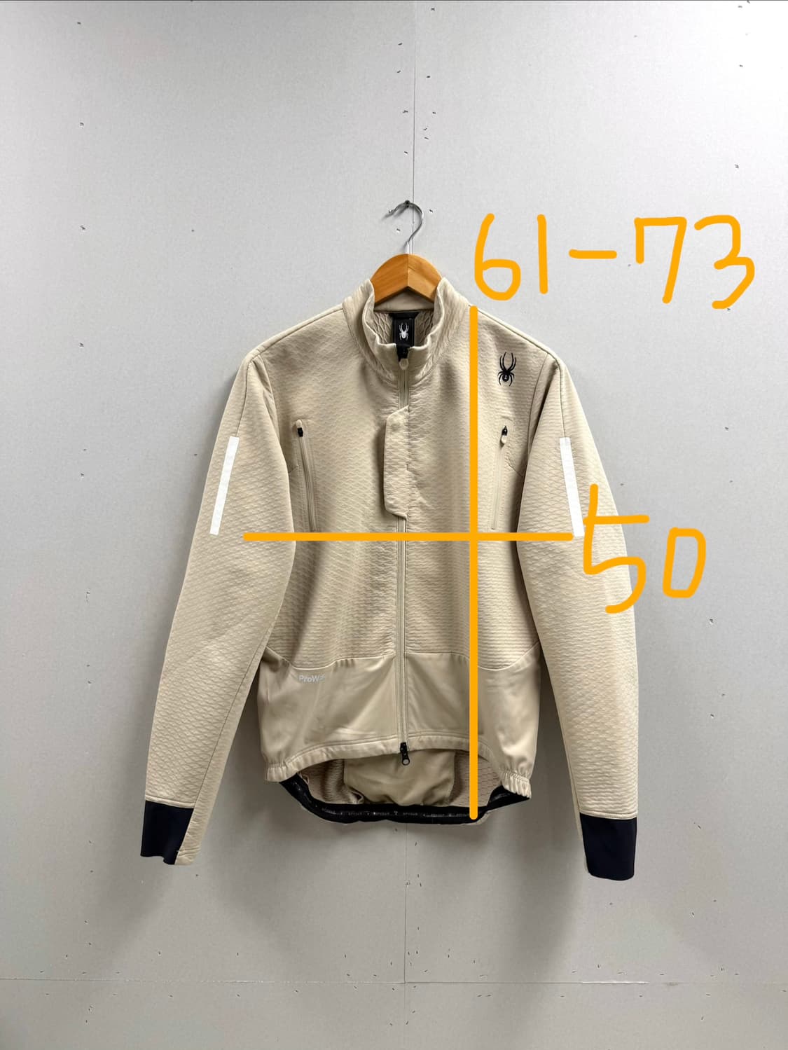 남성 105 XL / 스파이더 사이클 프로웹 소프트쉘 자켓 베이지 상품이미지2