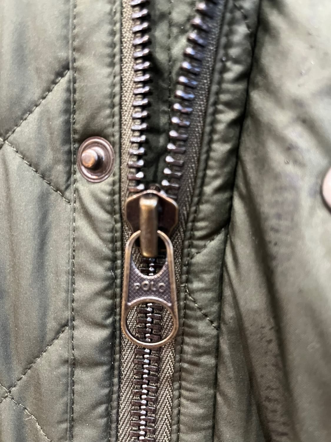 폴로랄프로렌 카키 퀼팅 베스트 조끼 우먼즈 S 상품이미지6