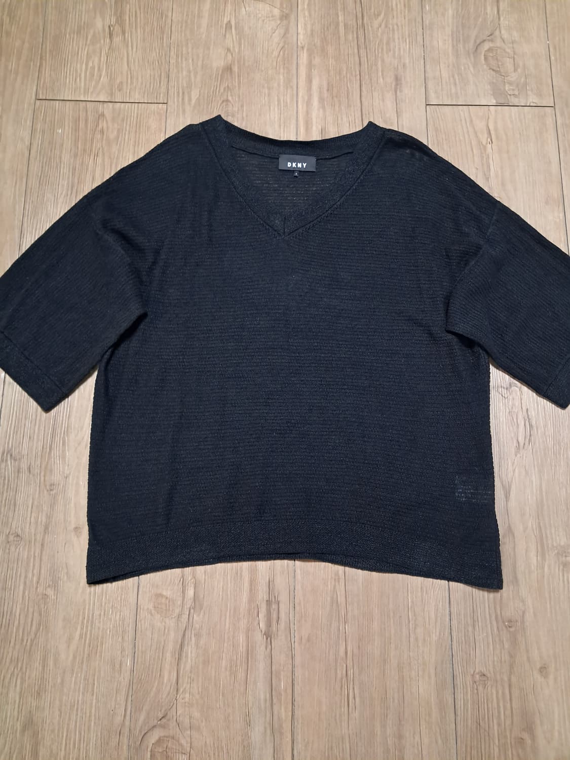 DKNY 린넨 반팔티 S 상품이미지3