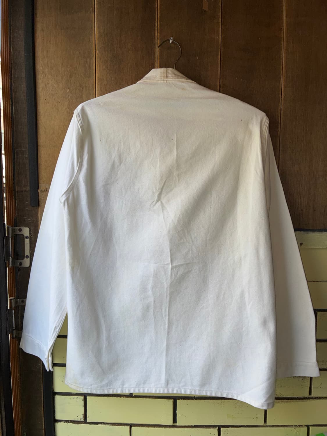 70~80s German Work Jacket White Twill 상품이미지8