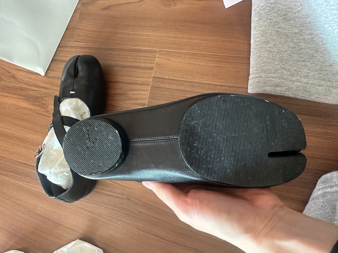 메종 마르지엘라 타비 메리제인 발레리나 블랙 36.5 풀구성 상품이미지7