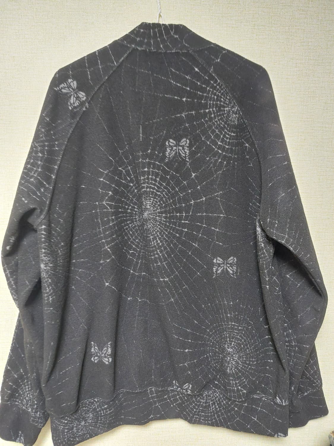 니들스25ss 립 칼라 트랙 자켓 파일 자카드 스파이더 웹 XL 상품이미지2