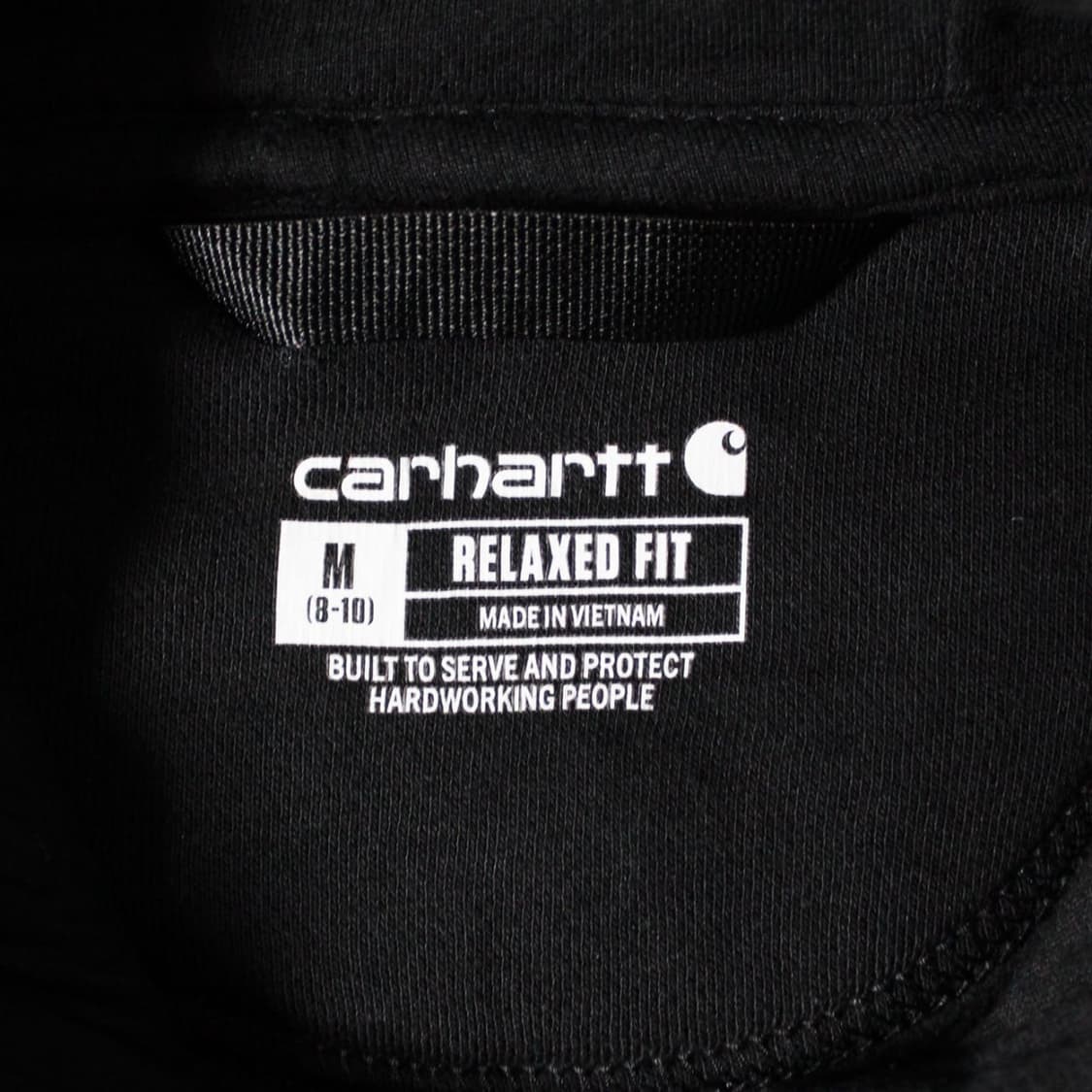 Carhartt 칼하트 블랙 기모 워크 후드티  상품이미지5