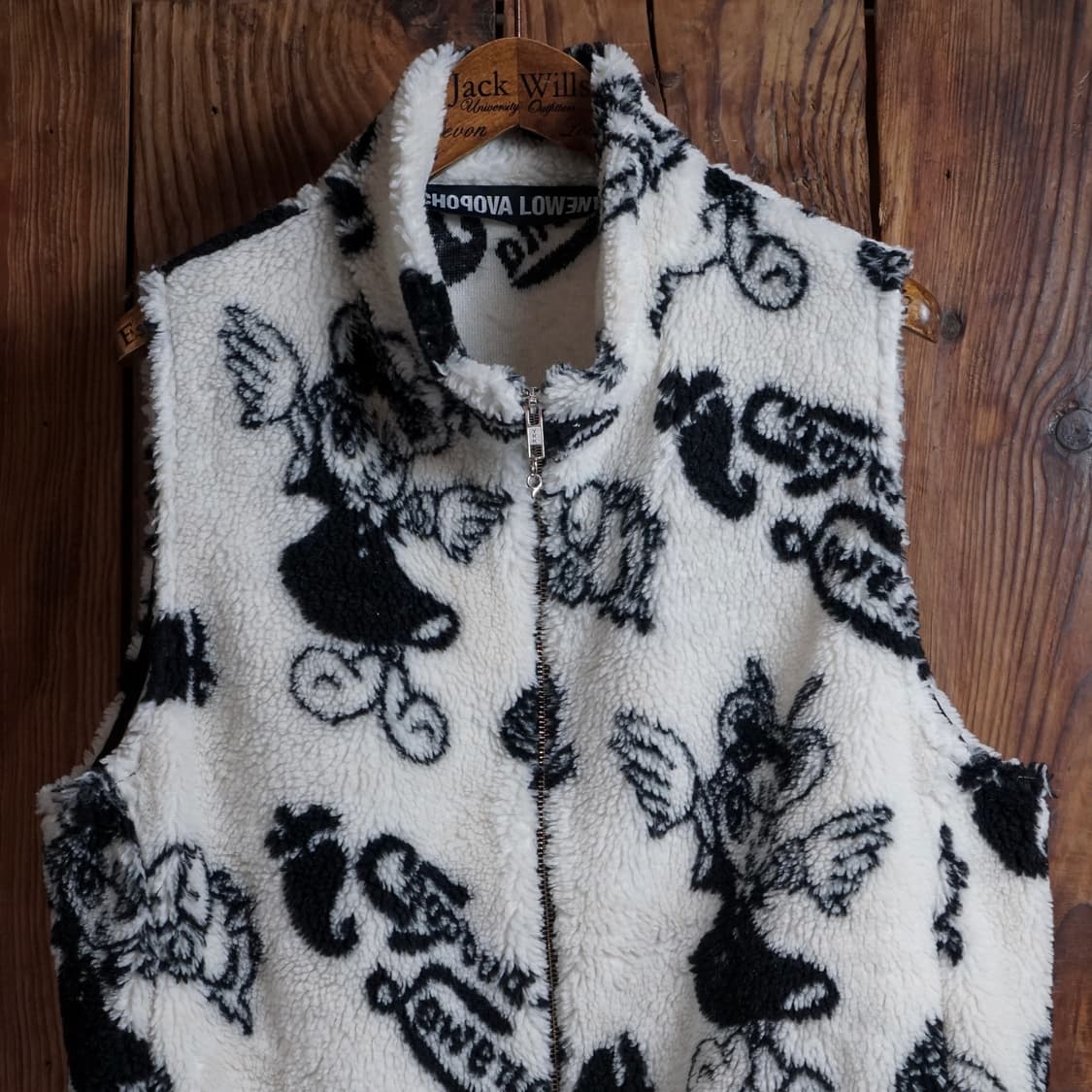 초포바 로위나 카툰 플리스 베스트 상품이미지4