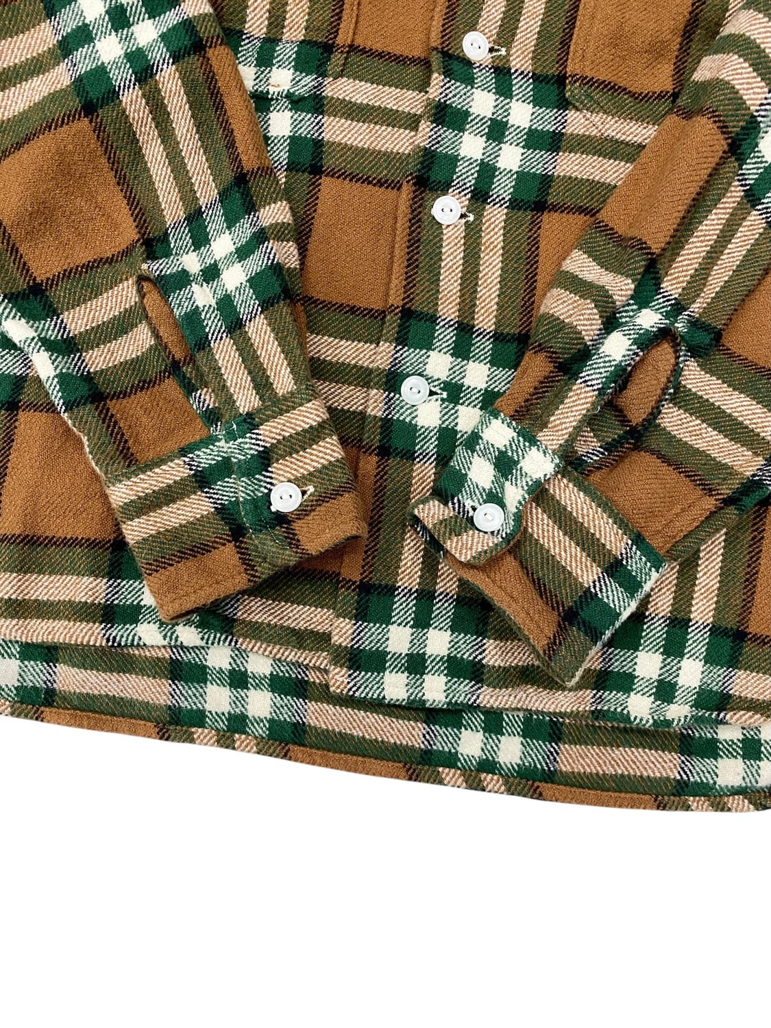 캡틴 선샤인 플란넬 유틸리티 오픈 칼라 셔츠 상품이미지6