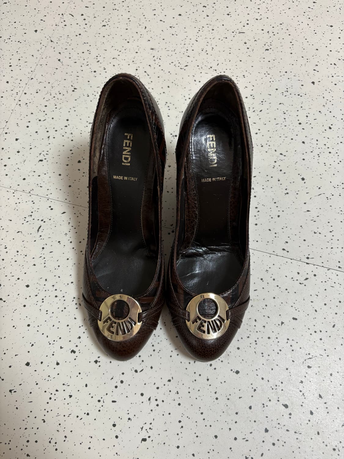 펜디 웨지힐 펌프스 구두 36.5 상품이미지1