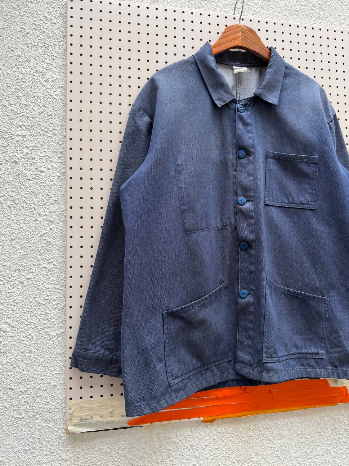 OLD VINTAGE DENIM FRENCH WORK 데님 프렌치워크자켓 상품이미지4