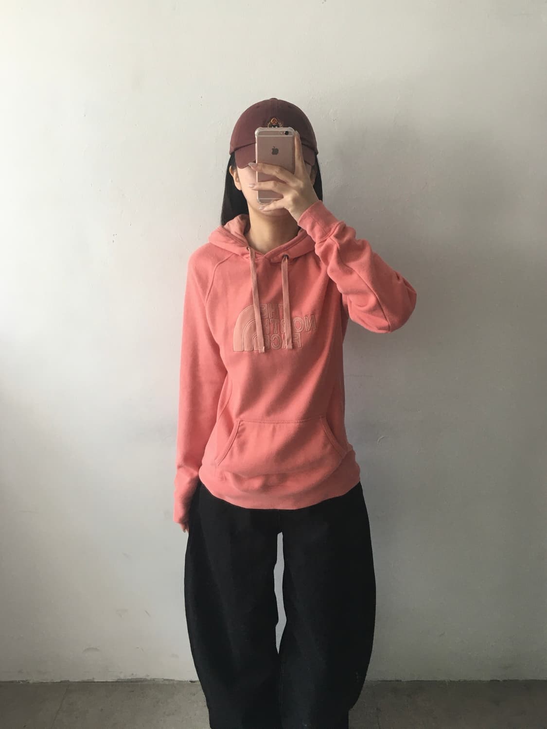 노스페이스 빅로고 후드티 상품이미지1