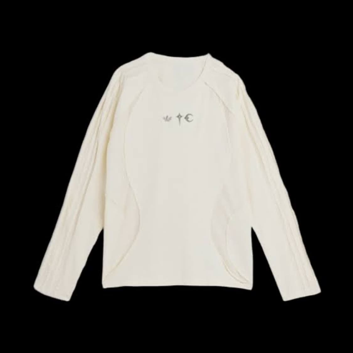 떠그클럽 아디다스 롱슬리브 크림화이트 상품이미지2