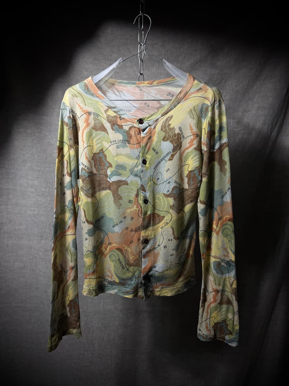 Yohji Yamamoto Femme Geographic Cadigan 상품이미지1