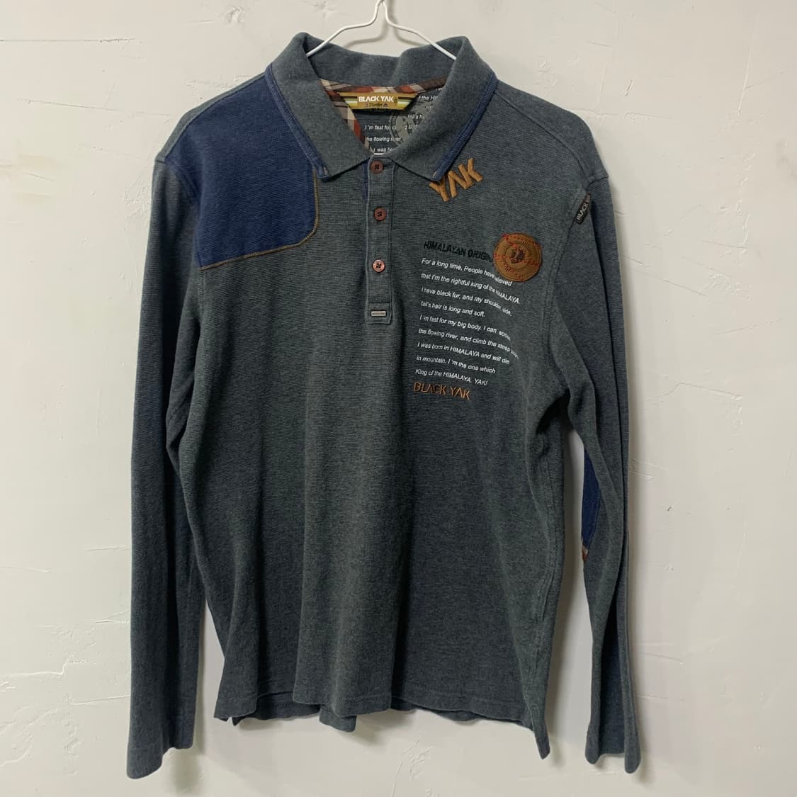 블랙야크 긴팔 카라 티셔츠 상품이미지1