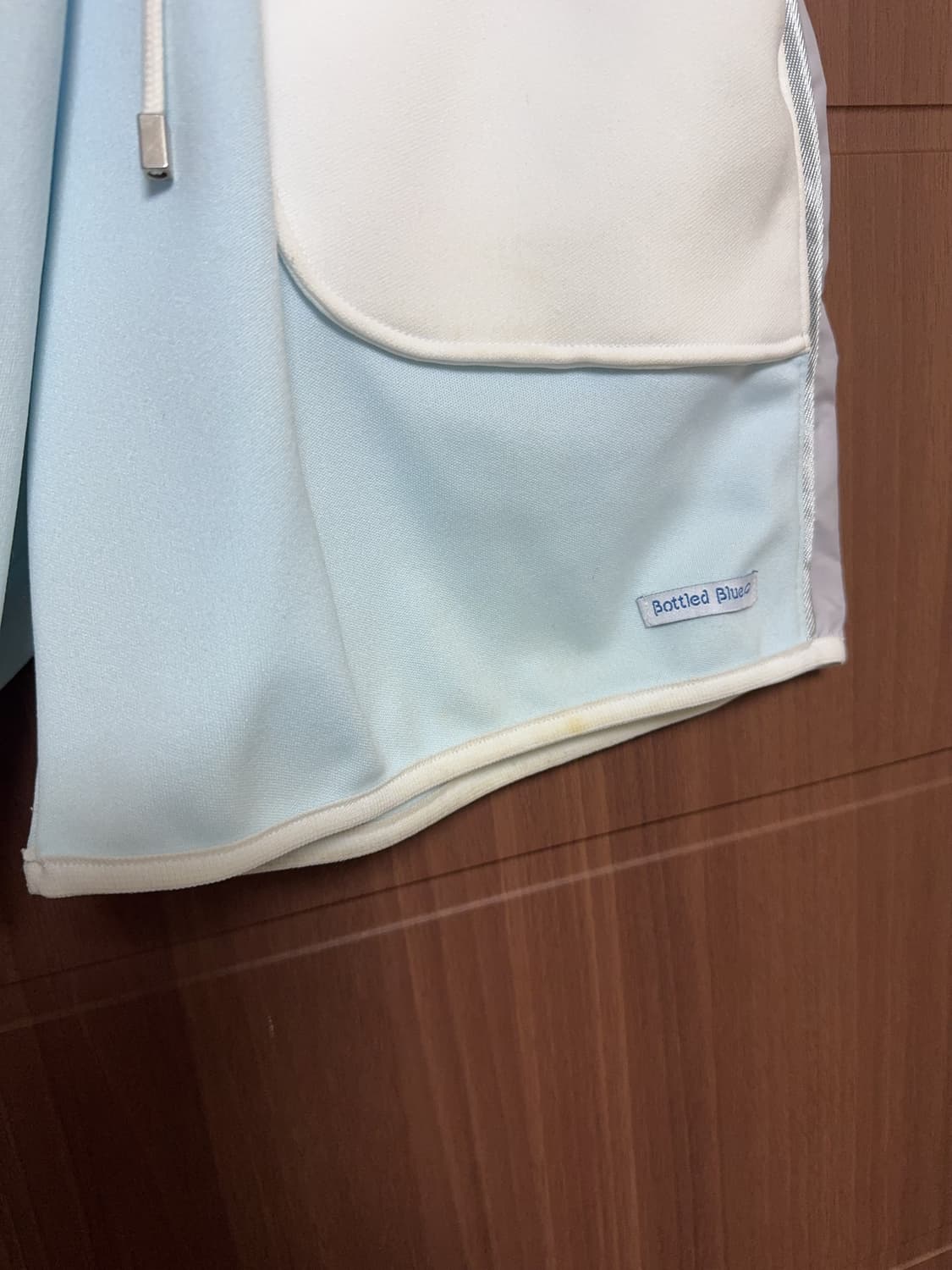 Bottled Blue 핸드메이드 서브컬쳐 아노깔 반바지 팬츠 스카이블루 상품이미지4