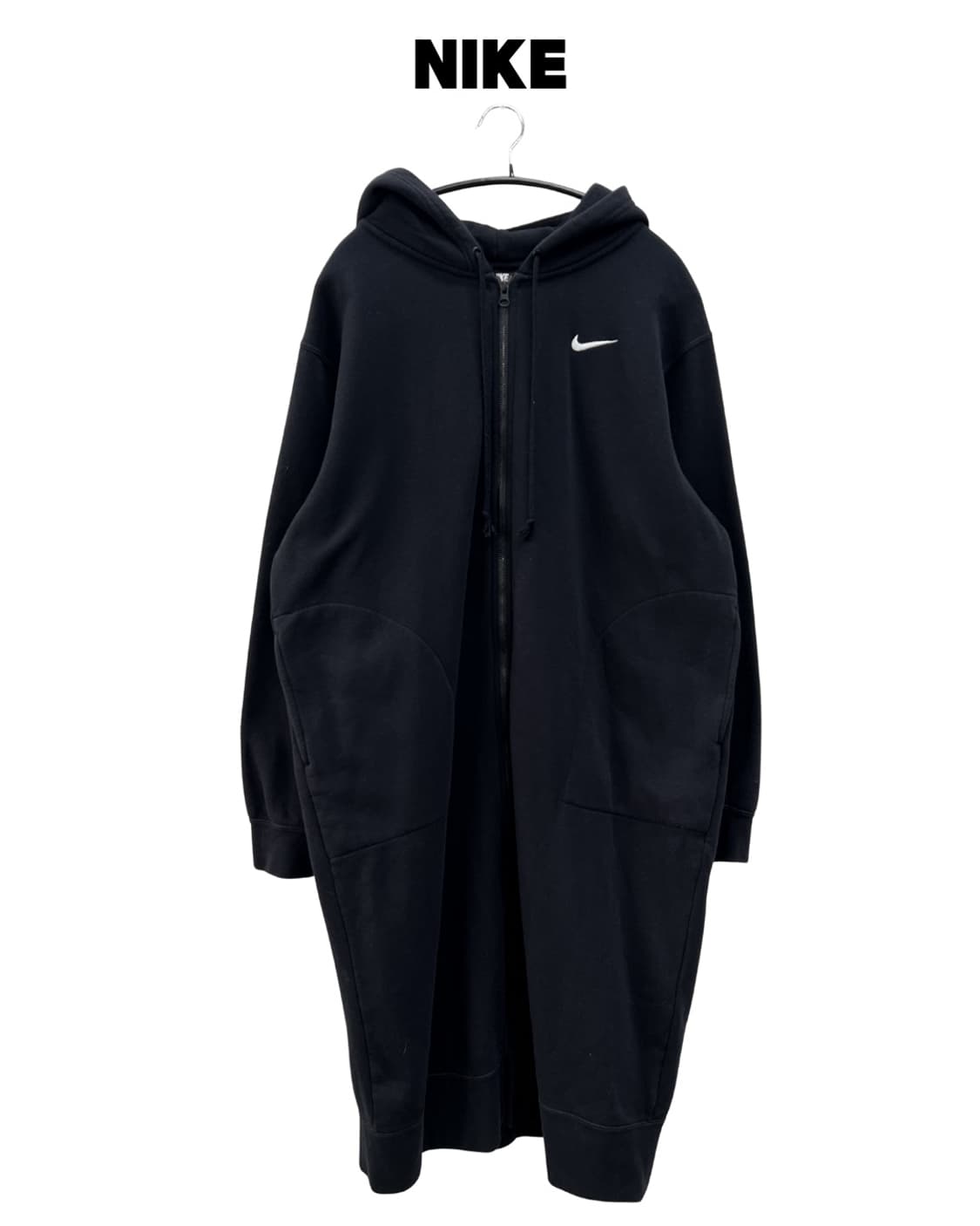 나이키 플리스 기모 롱 풀 후드 집업  상품이미지1