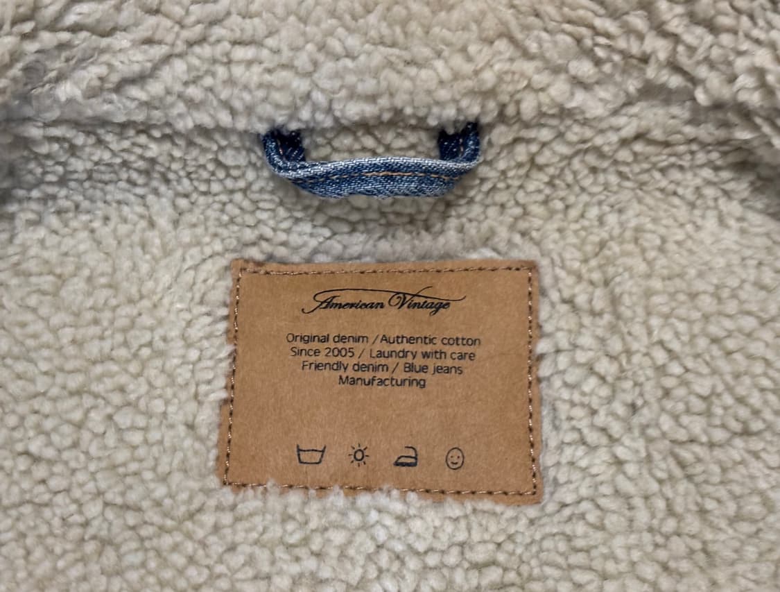 아메리칸 빈티지 퍼 데님 자켓 (페르마타 구매)  상품이미지5