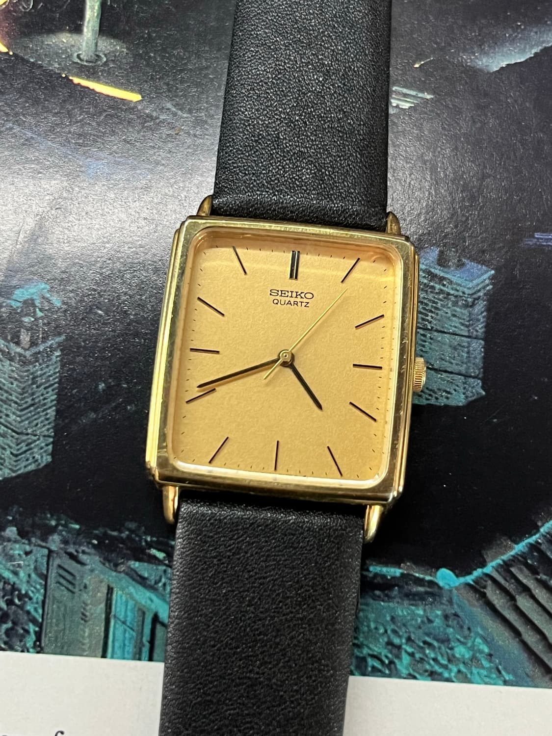 Vintage Seiko Quartz Tank Watch 상품이미지7