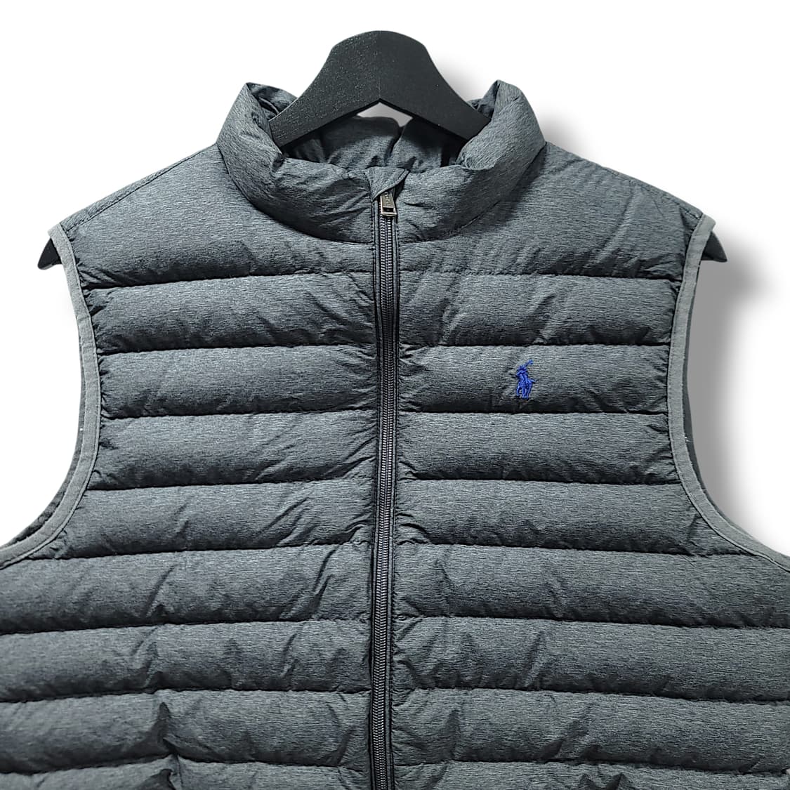 [M] 폴로 다크 그레이 경량 덕 다운 패팅 베스트 상품이미지3