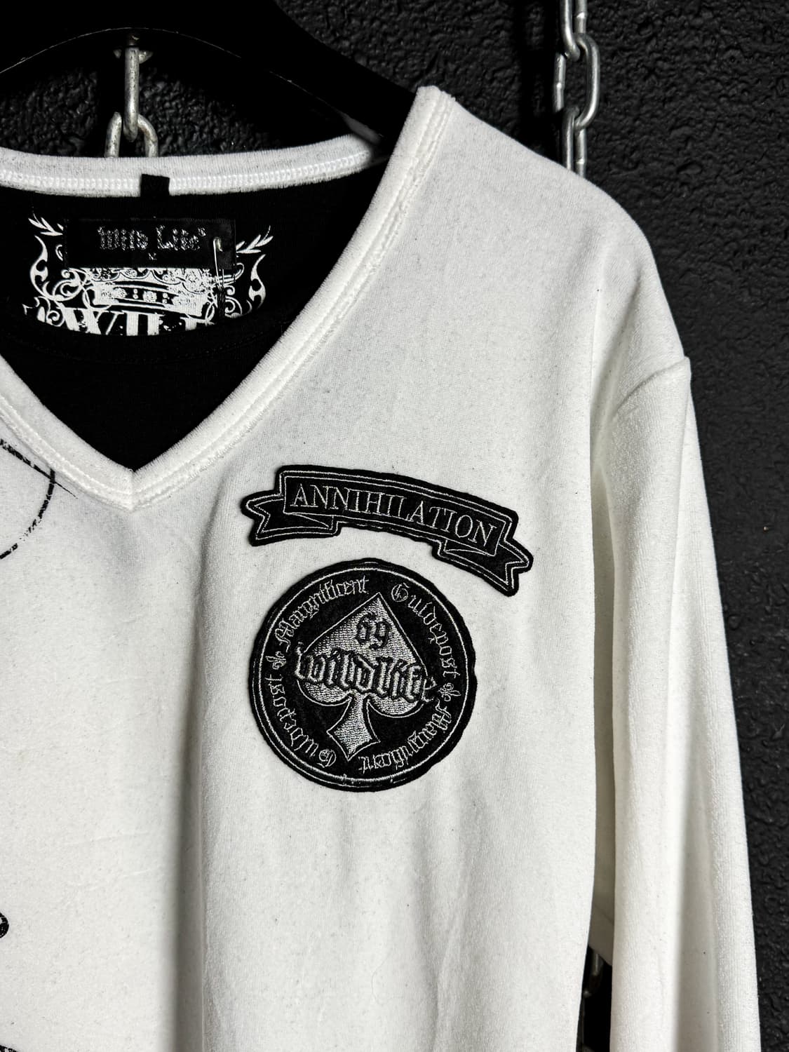 White velvet long sleeves 상품이미지4