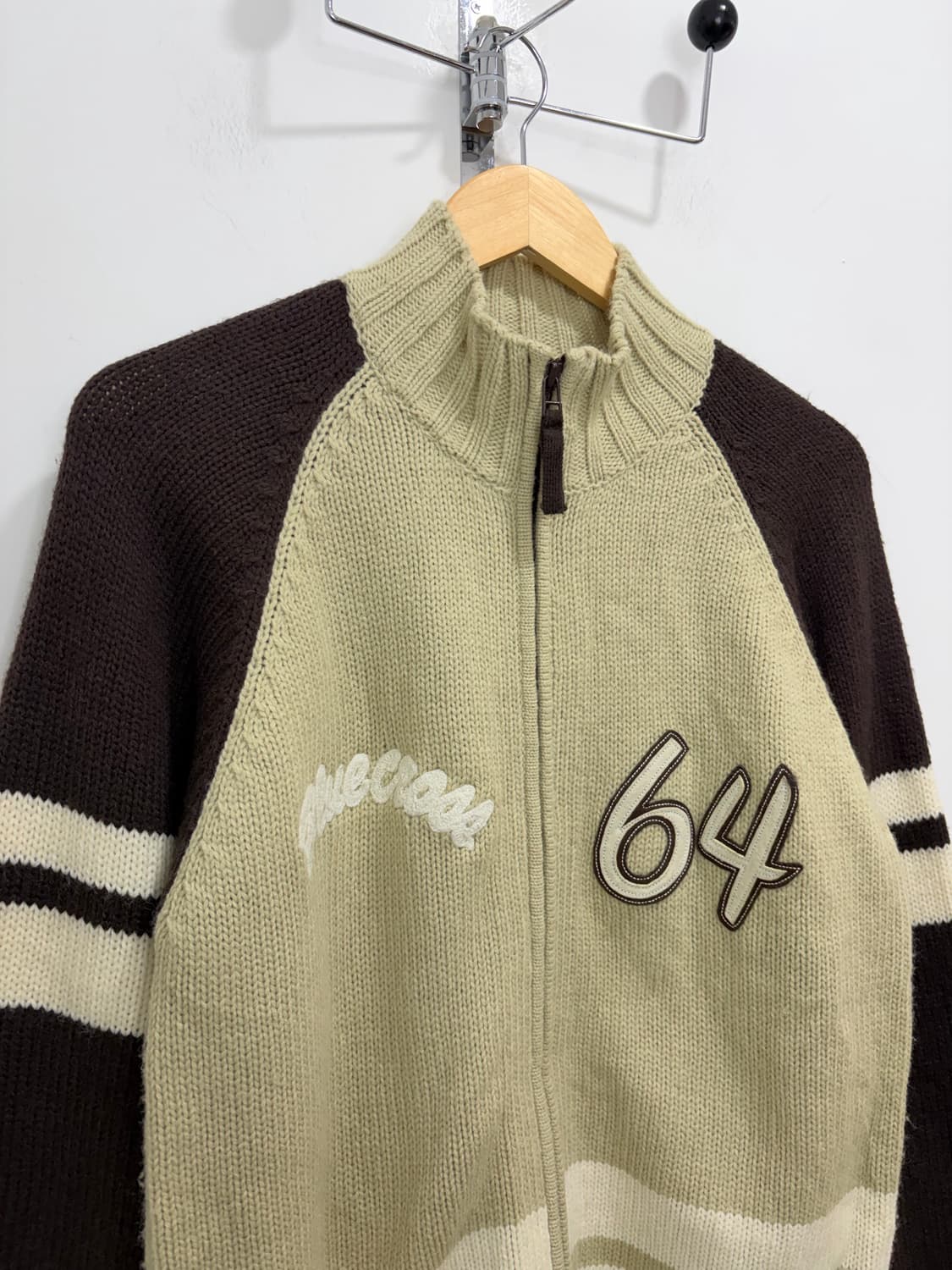 Blue Cross 해골 스컬 니트 자켓 상품이미지6