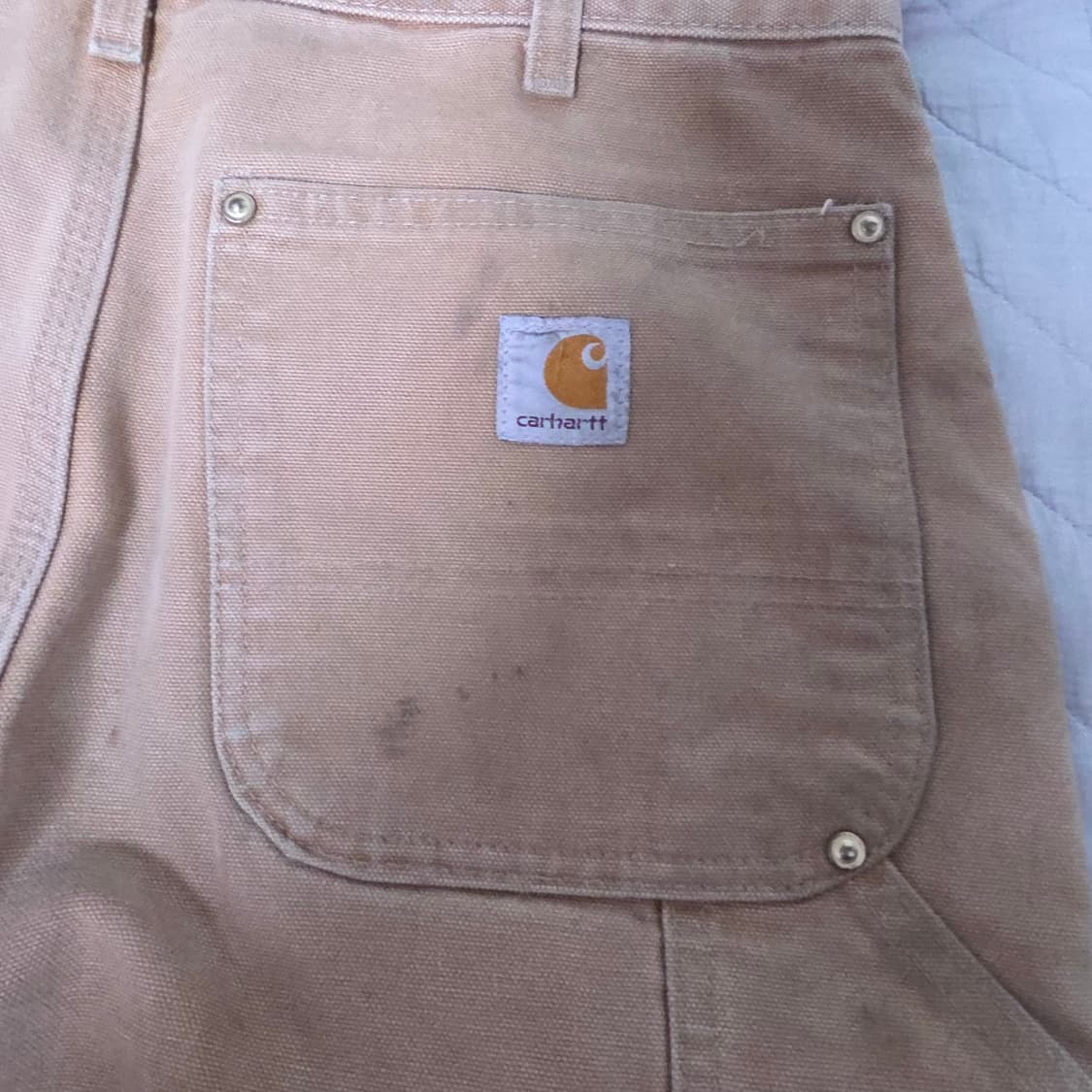 [33X32] 빈티지 칼하트 더블니 B01 BRN 워크팬츠 T-3 상품이미지8