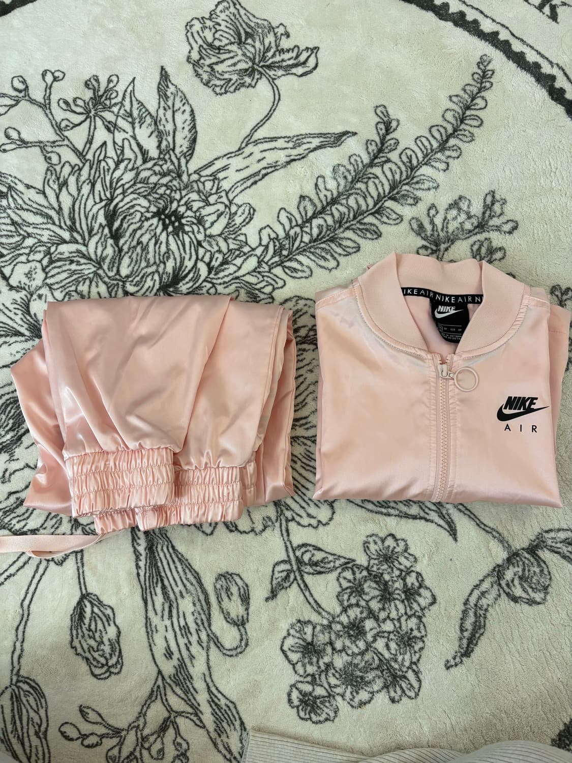 나이키 져지 셋업 펄핑크 거의새상품 (상의xs 하의s) 상품이미지9