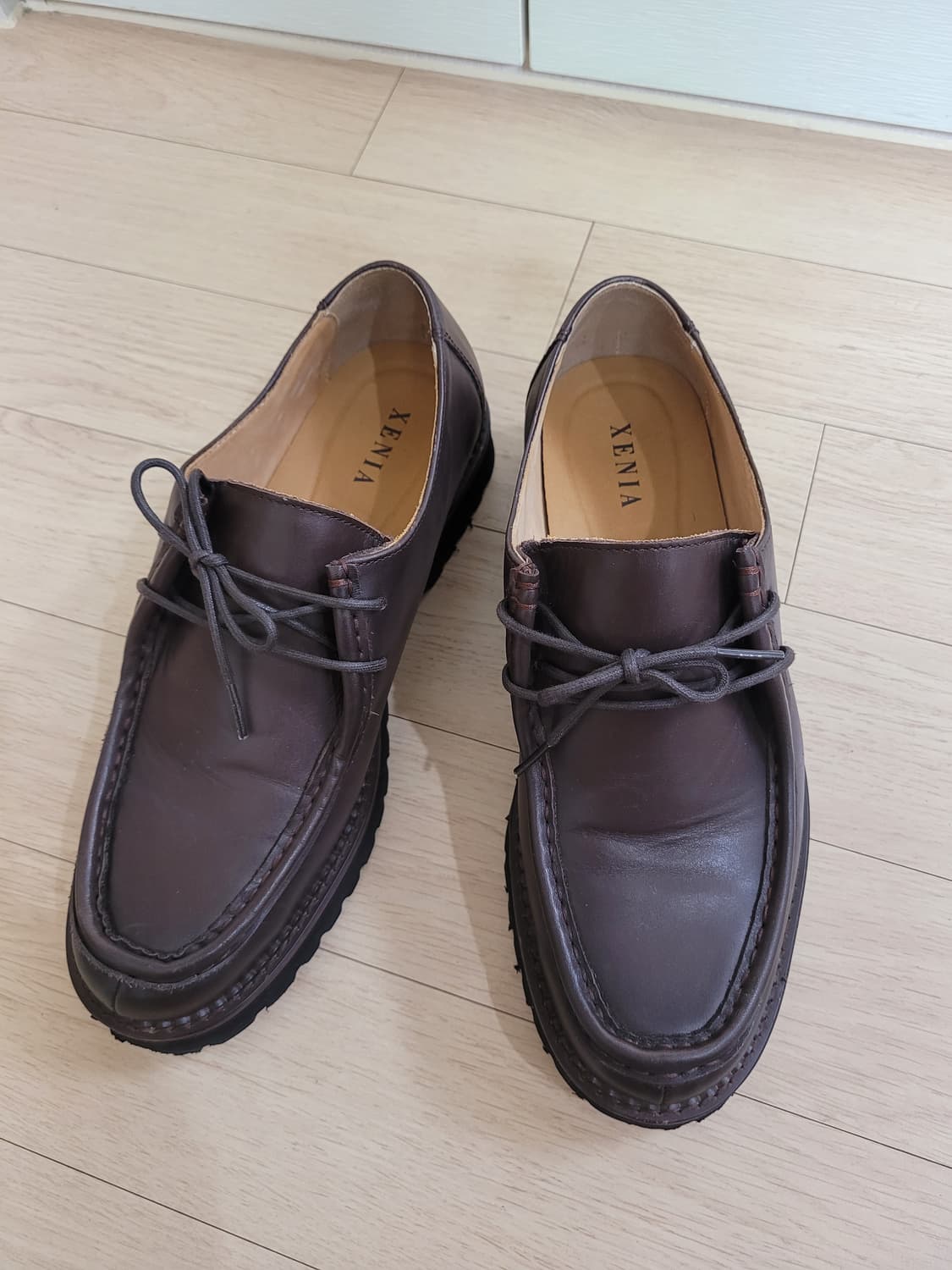 제니아 XENIA 남자 티롤리안 더비슈즈 275 브라운 상품이미지6