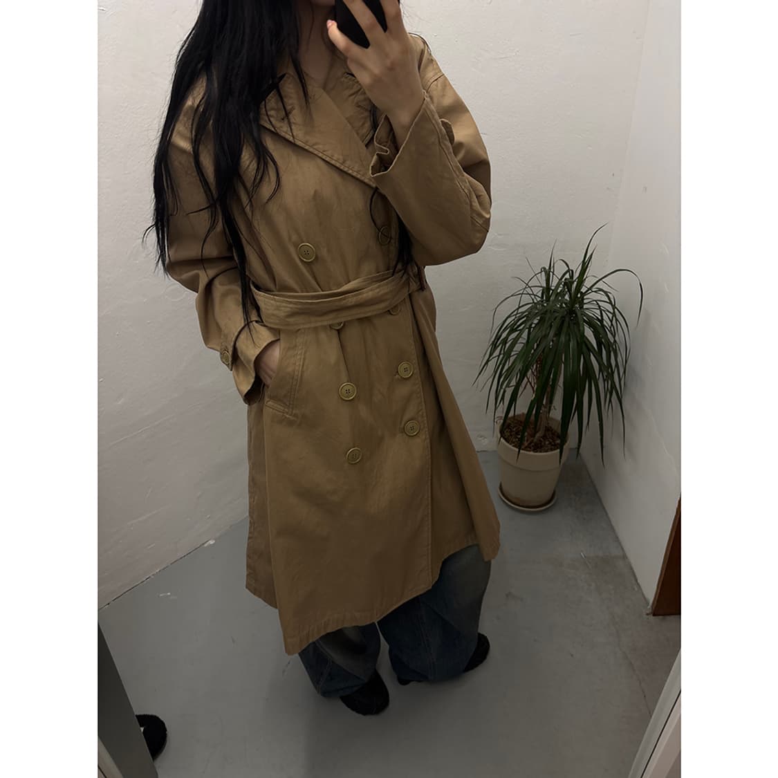 Buzz Rickson's × BEAMS BOY Trench Coat 상품이미지4