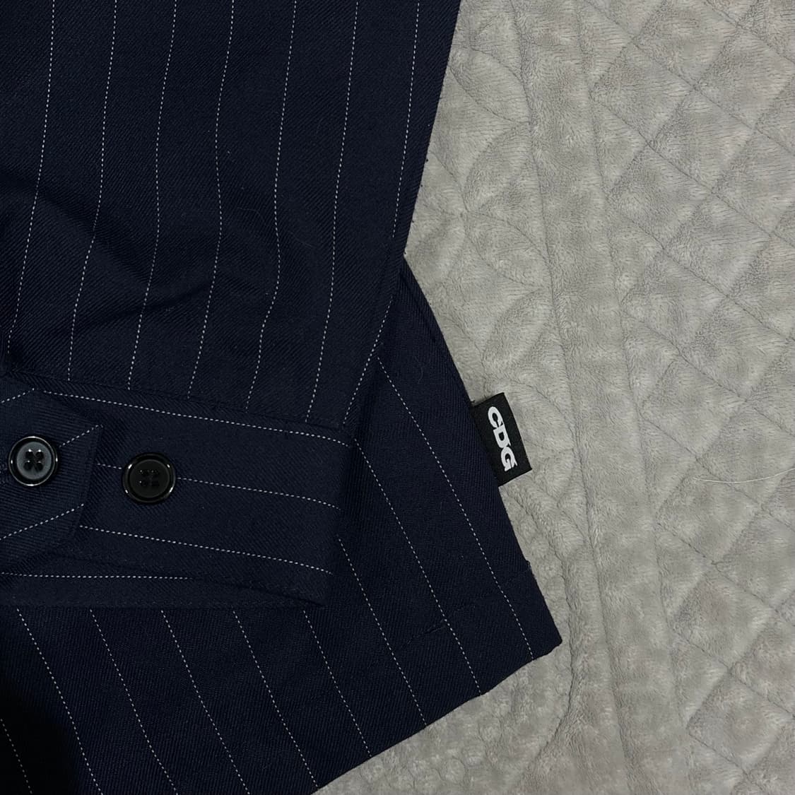 스투시 꼼데가르송 stussy x cdg 스트라이프 자켓 상품이미지4