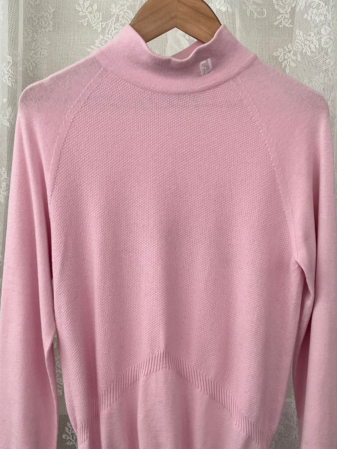 M) 풋조이 FJ 반목 니트 핑크 상품이미지3