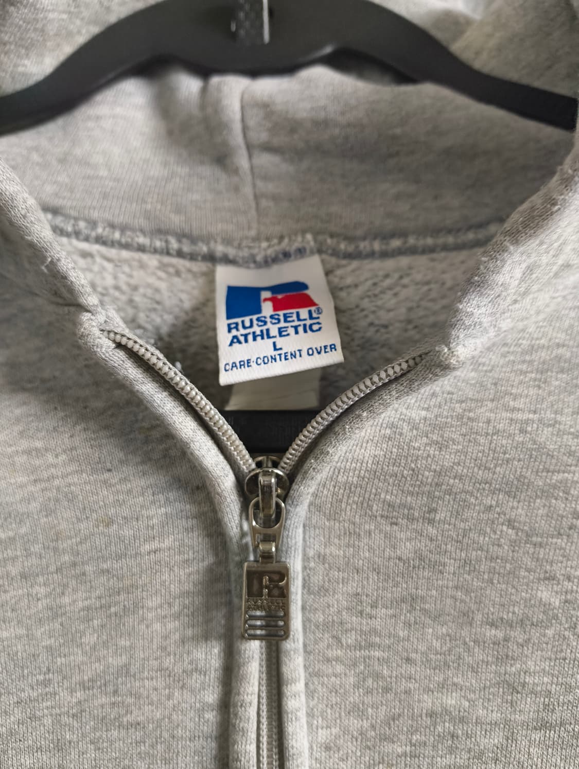 러셀 90s 그레이 후드집업 usa L 상품이미지2