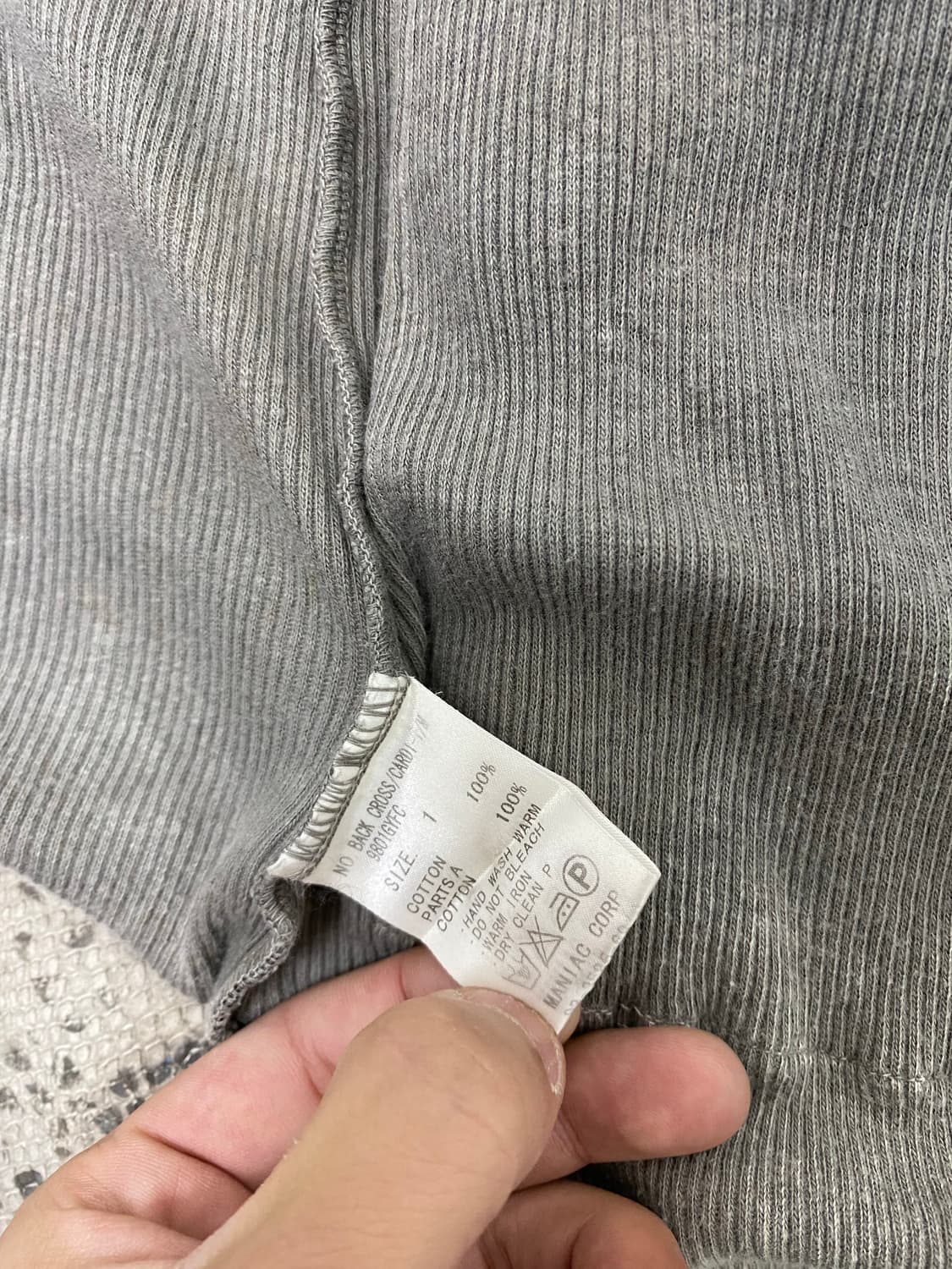 [L.G.B]00’s Archive BackCross Long Cardi 상품이미지6