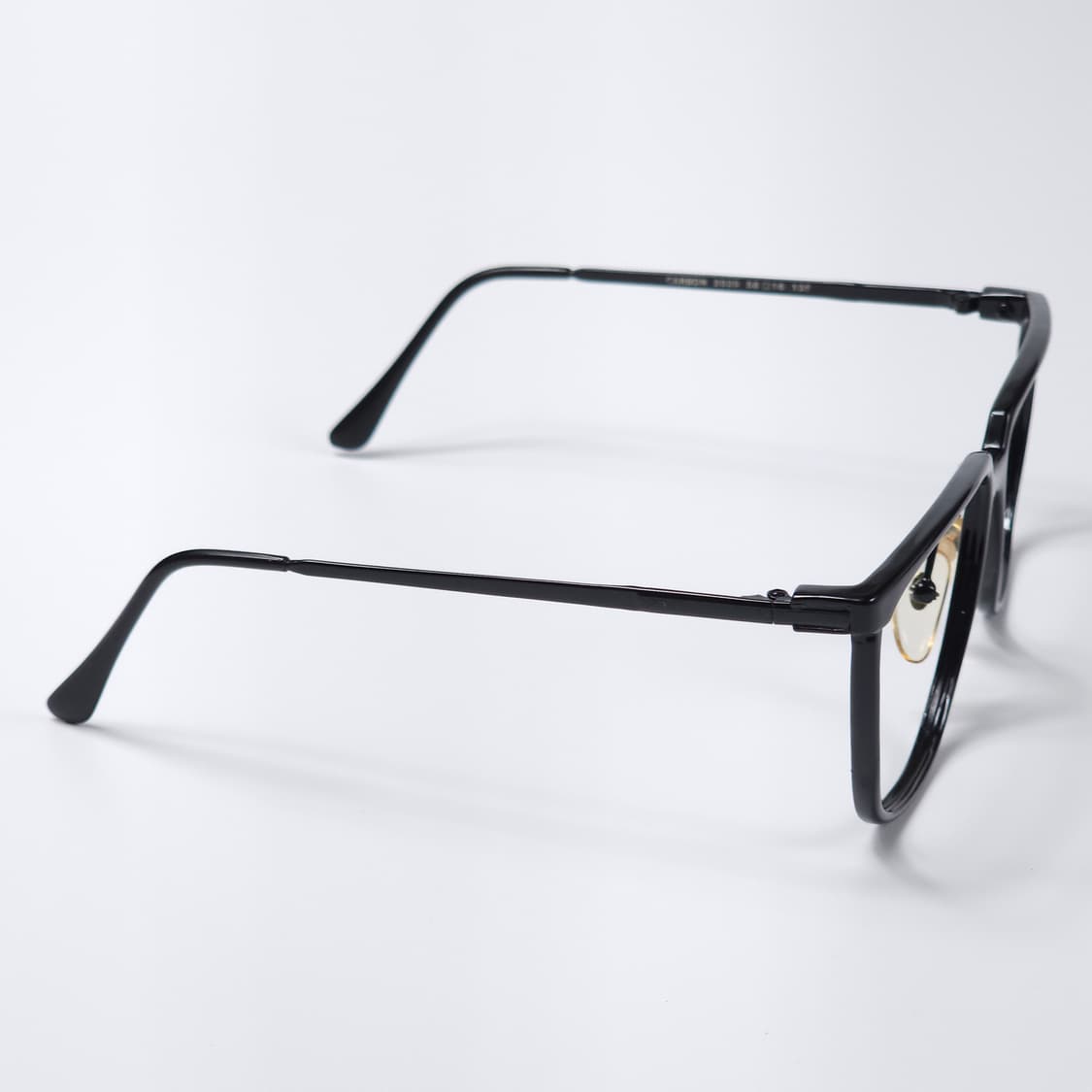 90년도 빈티지 카본 뿔테 안경 상품이미지3