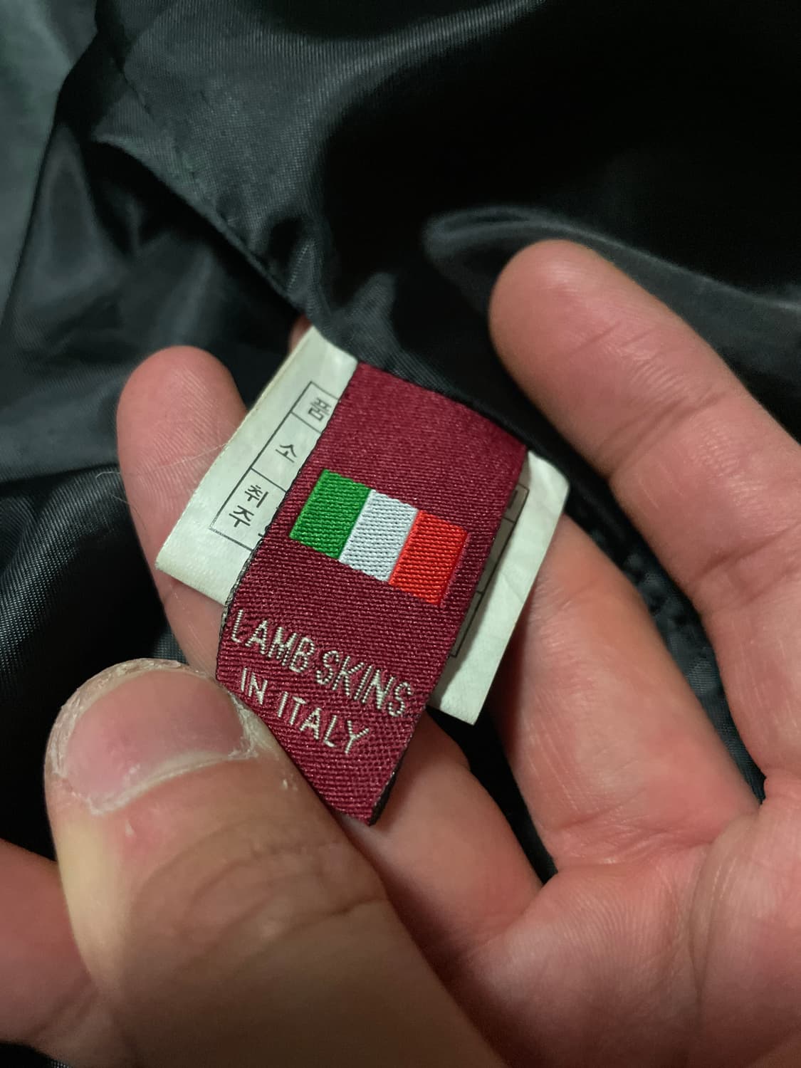 광희시장 웨스턴 무드 램스킨 양가죽 바이커 레더 자켓 상품이미지9