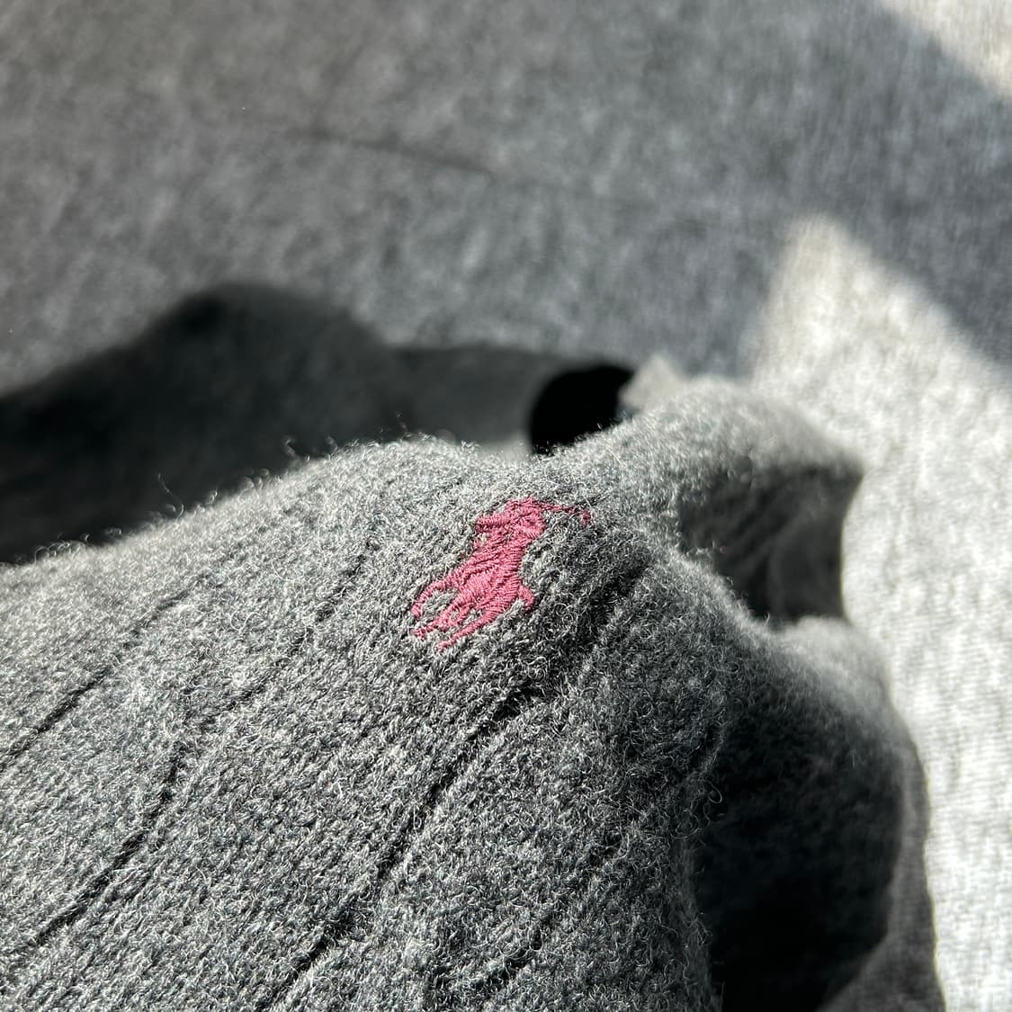 폴로 랄프로렌 차콜 케이블 니트 상품이미지3