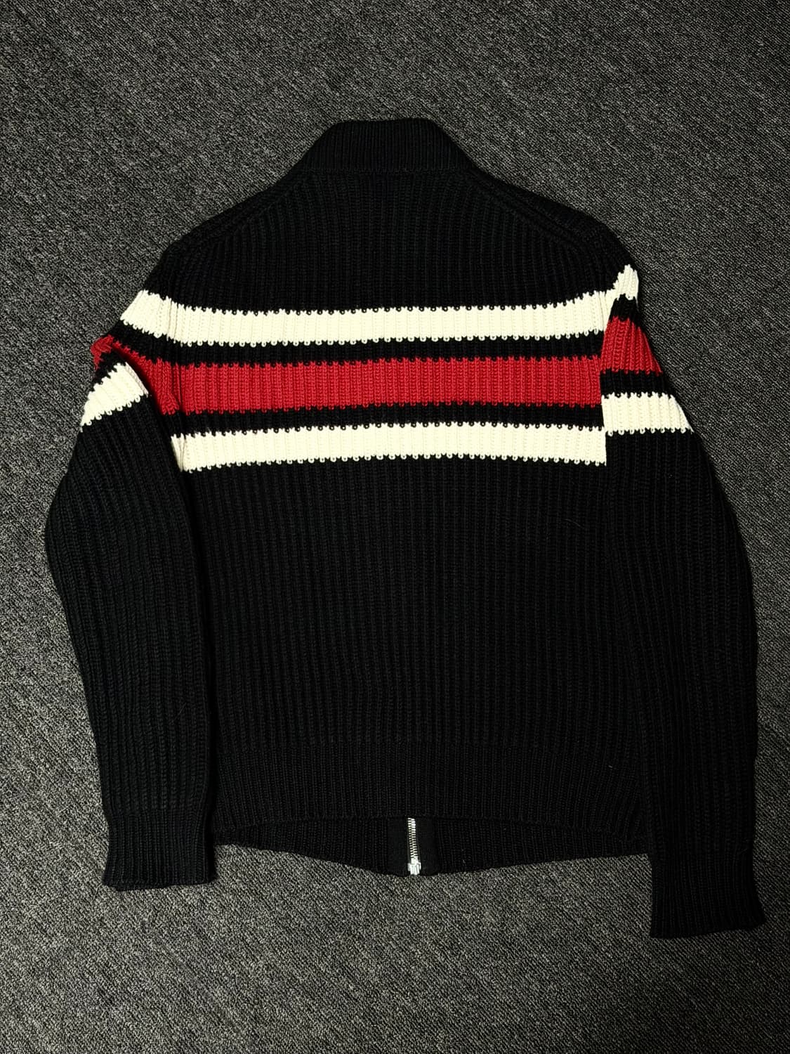 프라다 캐시미어 자카드 니트 집업 50사이즈(95-100) 상품이미지5